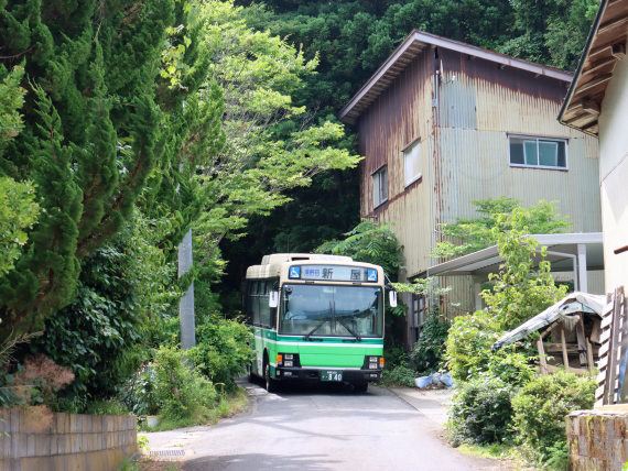 小山回転地～小山を走る面潟線
